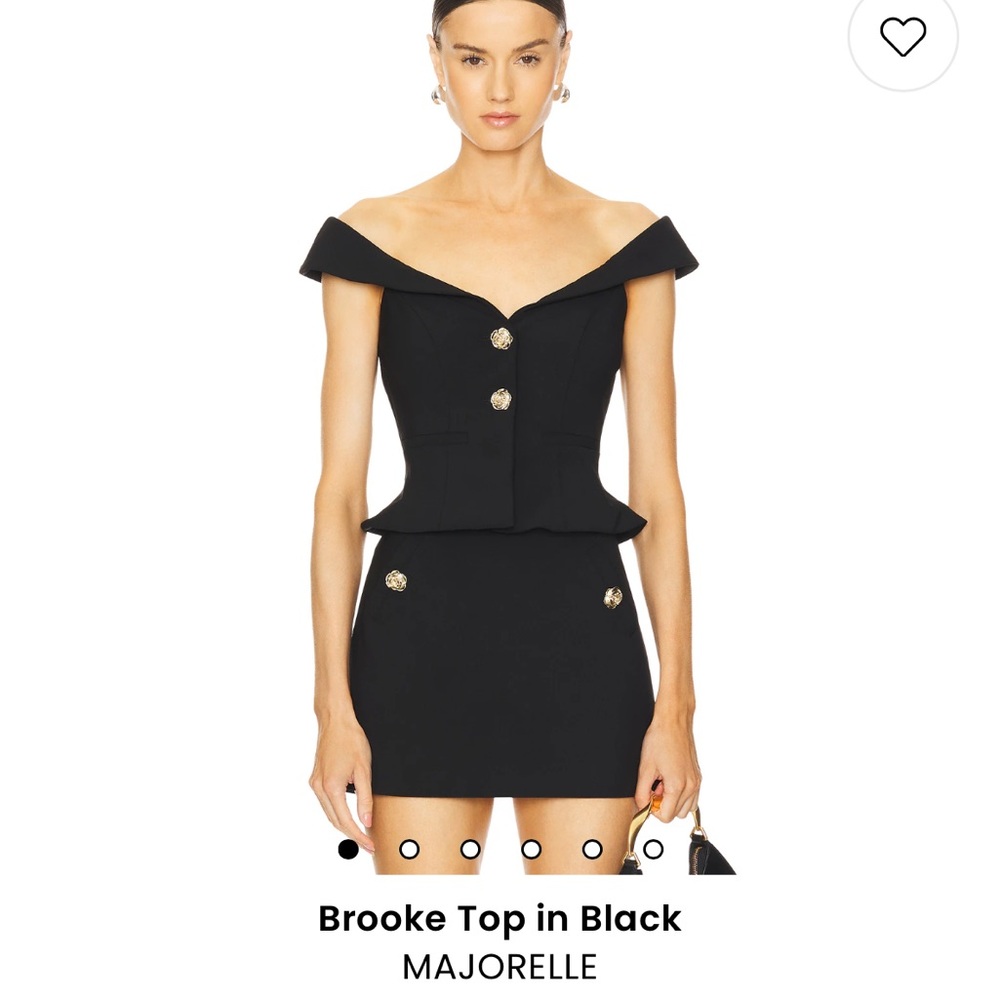 Brooke Top in Black
MAJORELLE